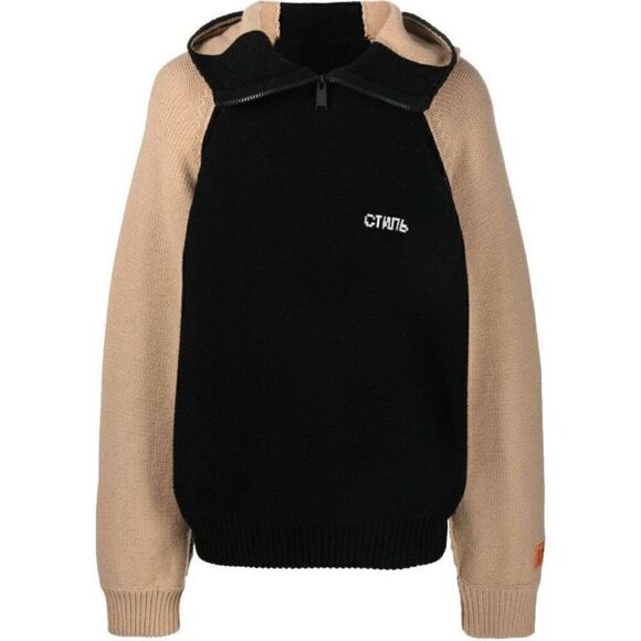 Heron Preston Reverse CTNMB Knit Hoodie - Picture 4 of 15